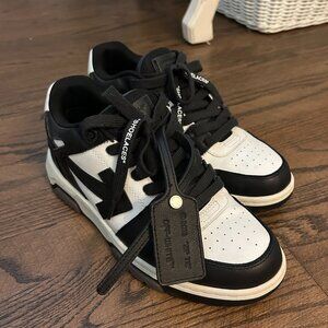 off white out of office calf leather sneaker
